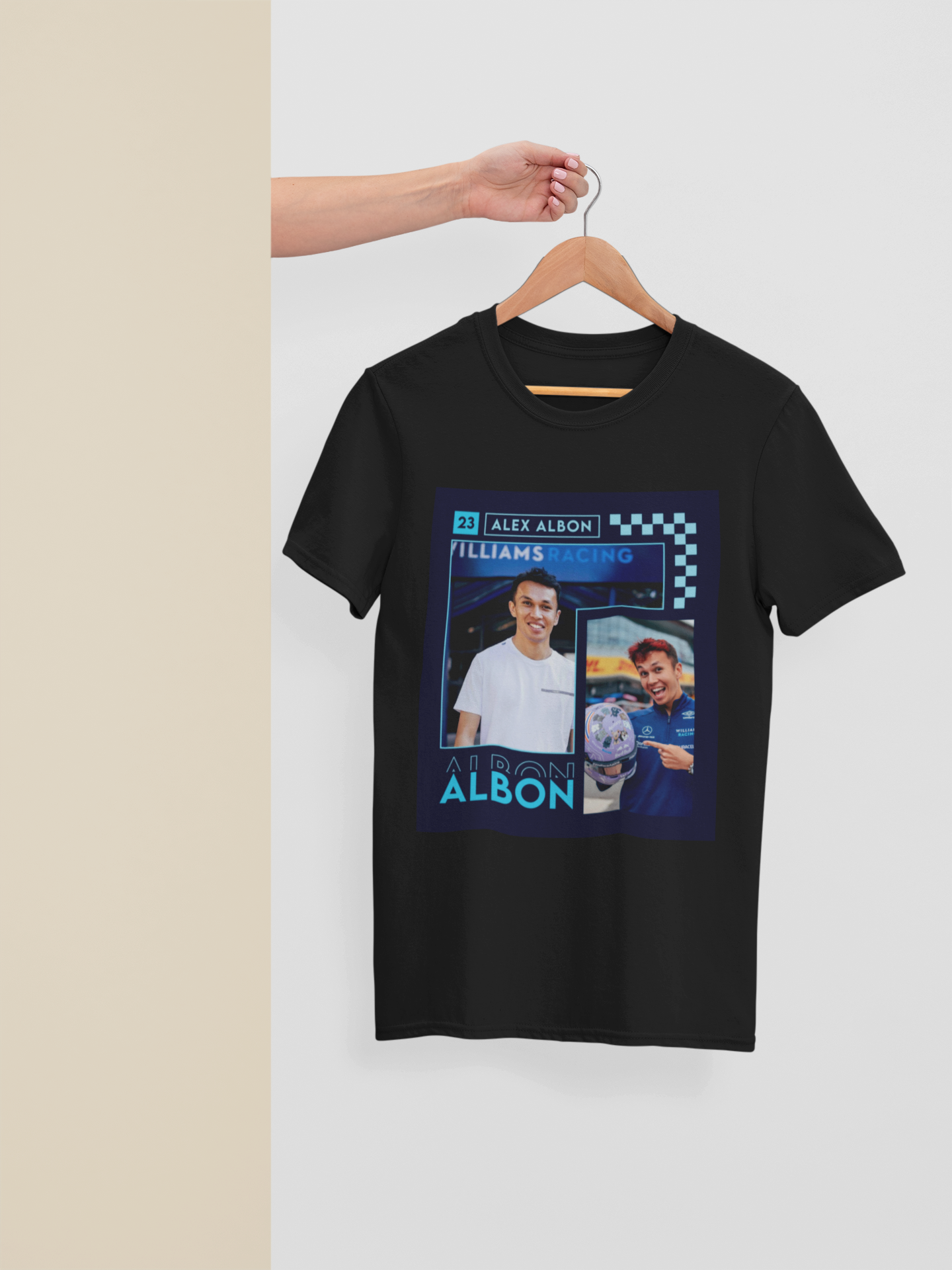 Alex Albon 23 Special Design T-Shirt - AA23 Williams F1 Formula 1 Gift Racing