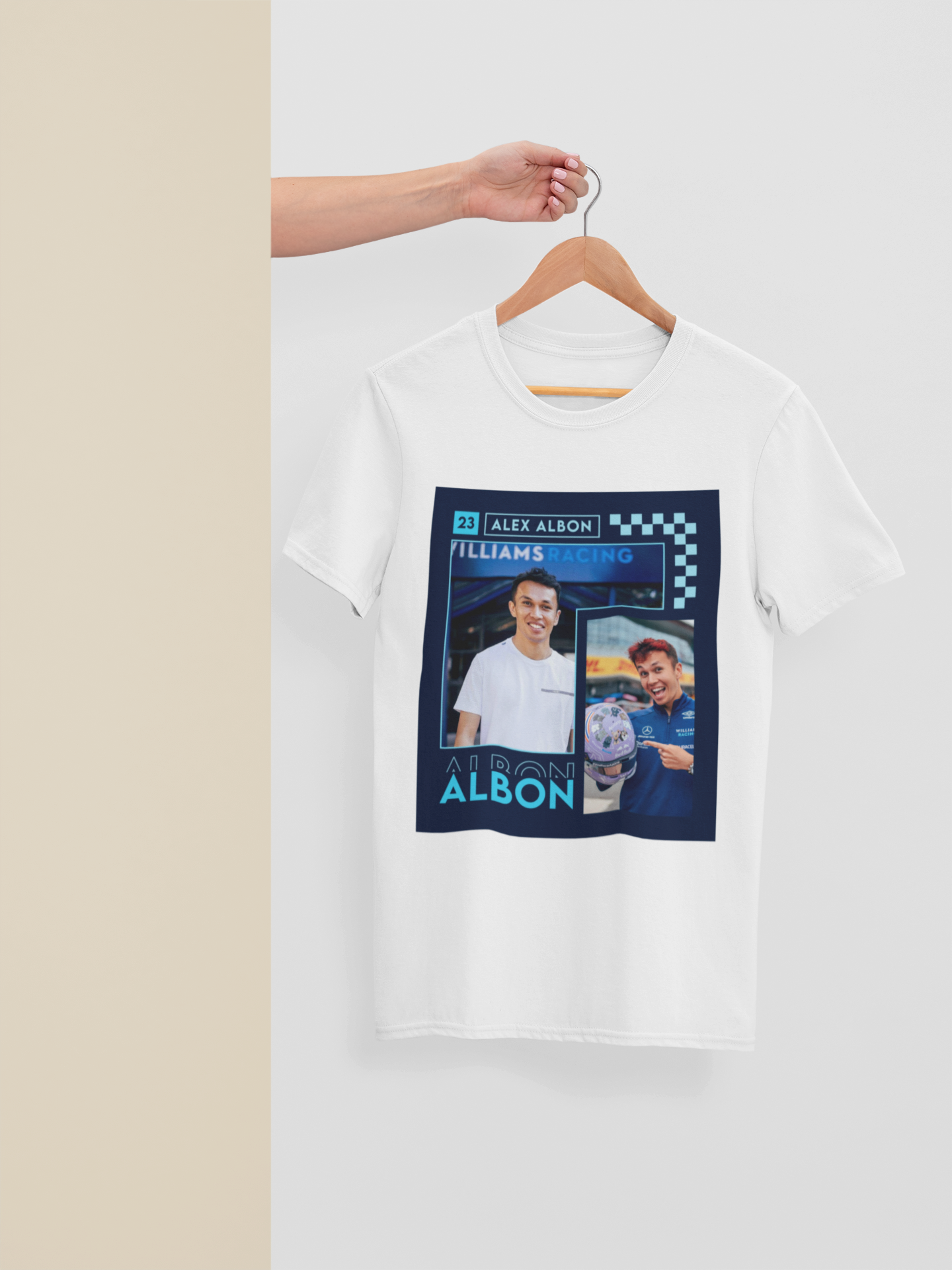 Alex Albon 23 Special Design T-Shirt - AA23 Williams F1 Formula 1 Gift Racing