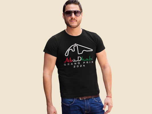 Abu Dhabi Grand Prix 2024 F1 T-Shirt Formula 1 Motorsport Circuit Tee Racing