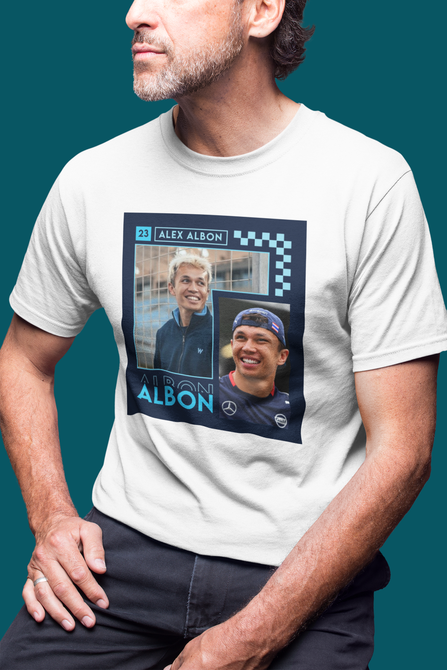 Alex Albon 23 Special Design T-Shirt - AA23 Williams F1 Formula 1 Gift Racing