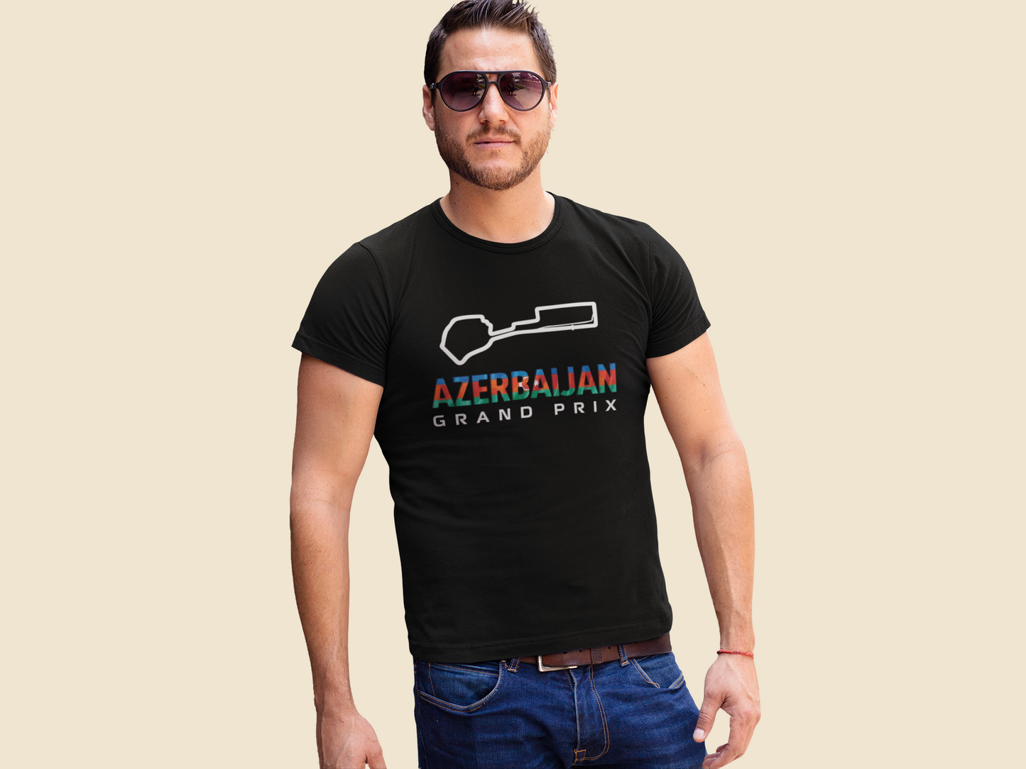 Azerbaijan Grand Prix F1 T-Shirt Formula 1 Motorsport Circuit Tee Racing Gift