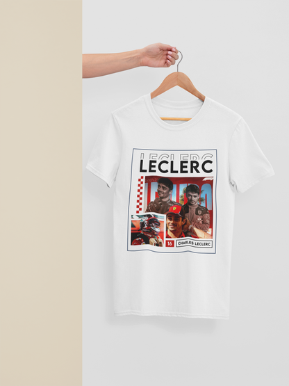 Charles Leclerc 16 Special Design T-Shirt - CL16 Ferrari F1 Formula 1 Gift