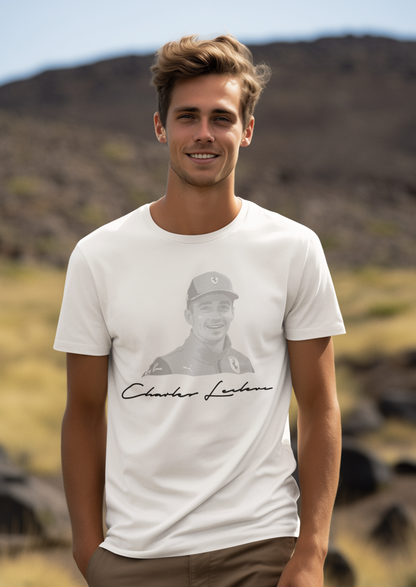 Charles Leclerc 16 T-Shirt - Ferrari F1 Formula 1 Gift - Silhouette Motorsport