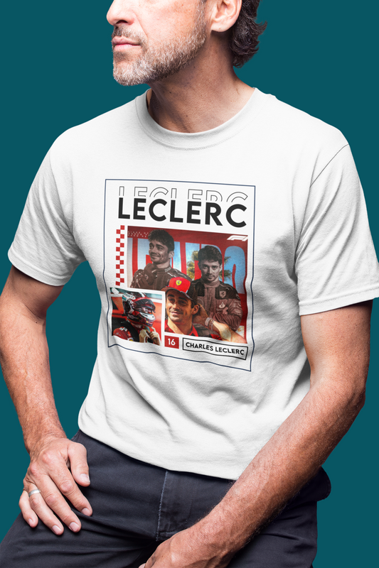 Charles Leclerc 16 Special Design T-Shirt - CL16 Ferrari F1 Formula 1 Gift