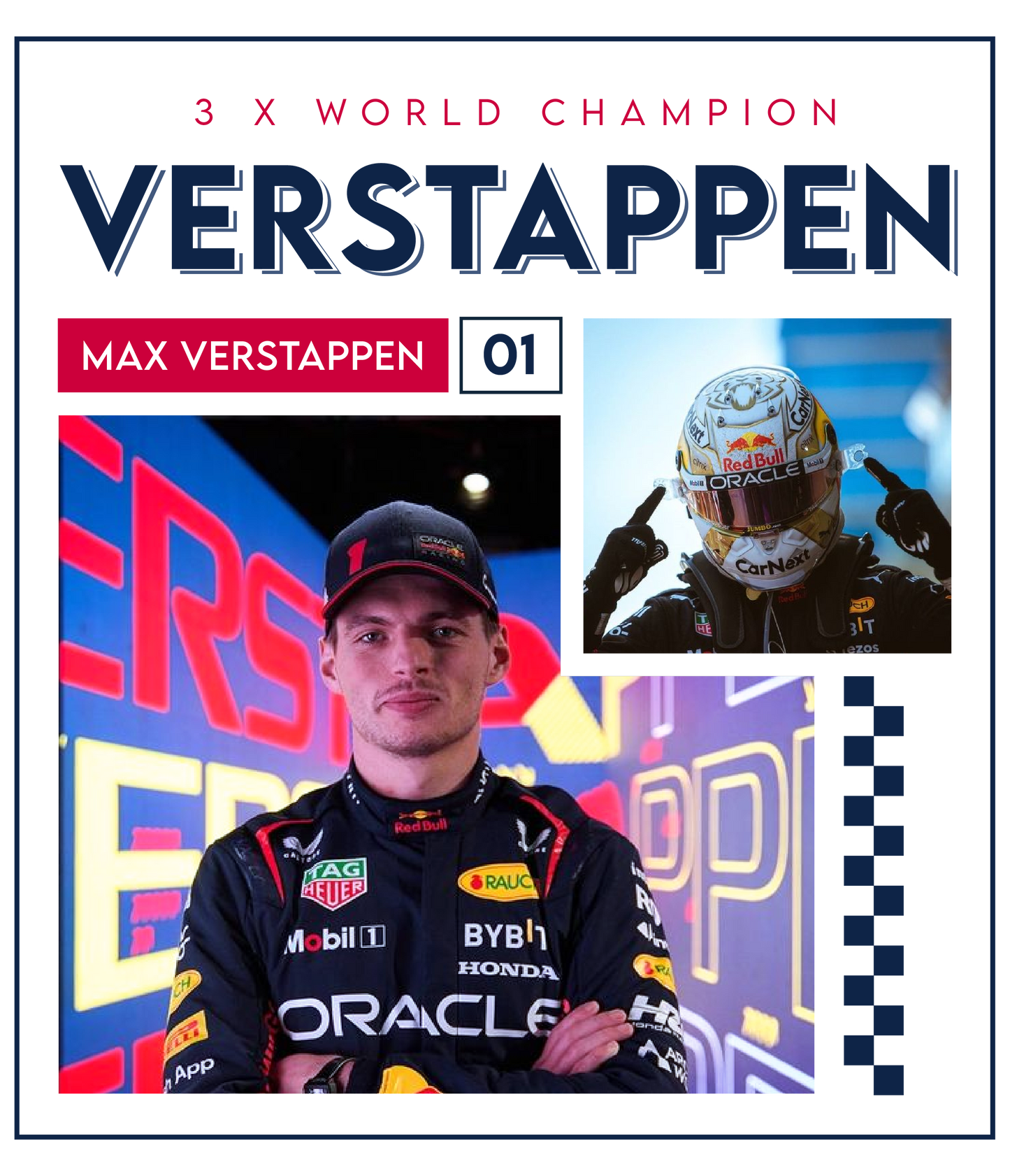 Max Verstappen 1 Special Design T-Shirt - MV1 Red Bull F1 Formula 1 Gift Racing