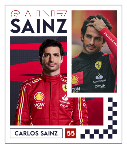 Carlos Sainz 55 Special Design T-Shirt - CS55 Ferrari F1 Formula 1 Gift