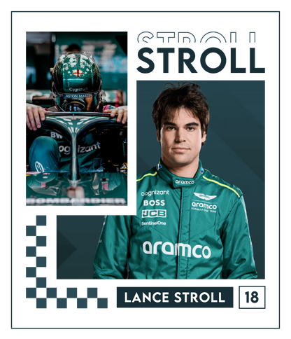 Lance Stroll 18 Special Design T-Shirt - LS18 Aston Martin F1 Formula 1 Gift