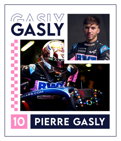 Pierre Gasly 10 Special Design T-Shirt - PG10 Alpine F1 Formula 1 Gift Racing