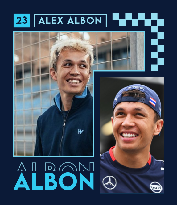 Alex Albon 23 Special Design T-Shirt - AA23 Williams F1 Formula 1 Gift Racing