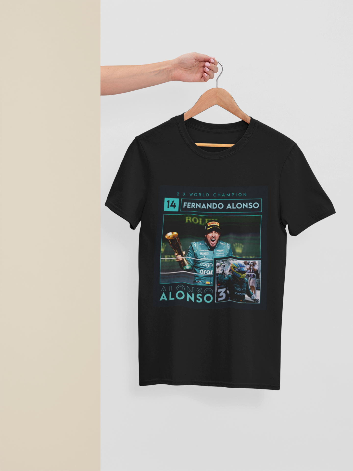 Fernando Alonso 14 Special Design T-Shirt -FA14 Aston Martin F1 Formula 1 Gift