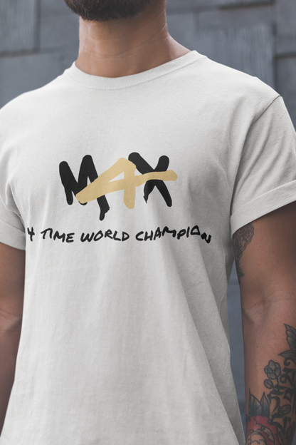 Max Verstappen Title winning M4X Tshirt - MV1 Redbull Formula 1 F1 Gift Motorsport Grand Prix