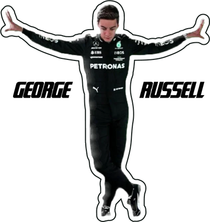 George Russell Pose Tshirt - Funny Meme GR63 Mercedes Formula 1 F1 Gift Motorsport Grand Prix