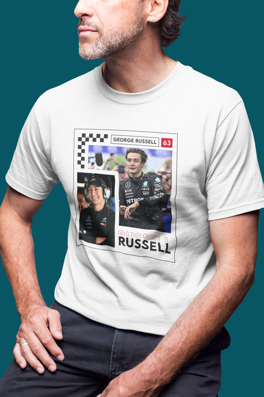 George Russell 63 Special Design T-Shirt - GR63 Mercedes F1 Formula 1 Gift