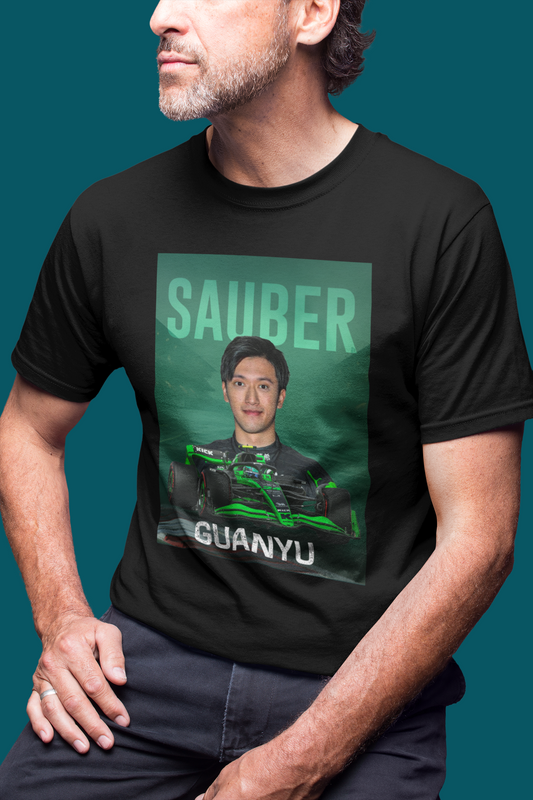 Zhou Guanyu 24 T-Shirt - Sauber F1 Formula 1 Gift - Racing Motorsport Team Car