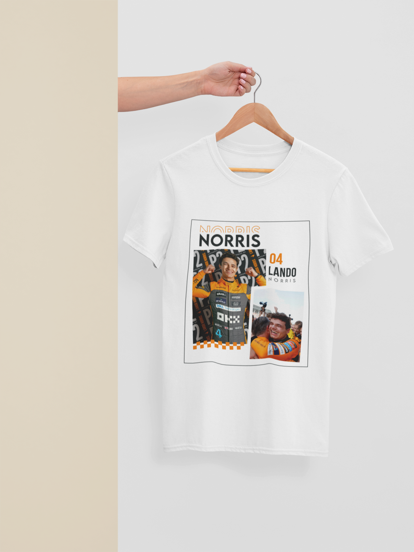 Lando Norris 4 Special Design T-Shirt - LN4 McLaren F1 Formula 1 Gift Racing