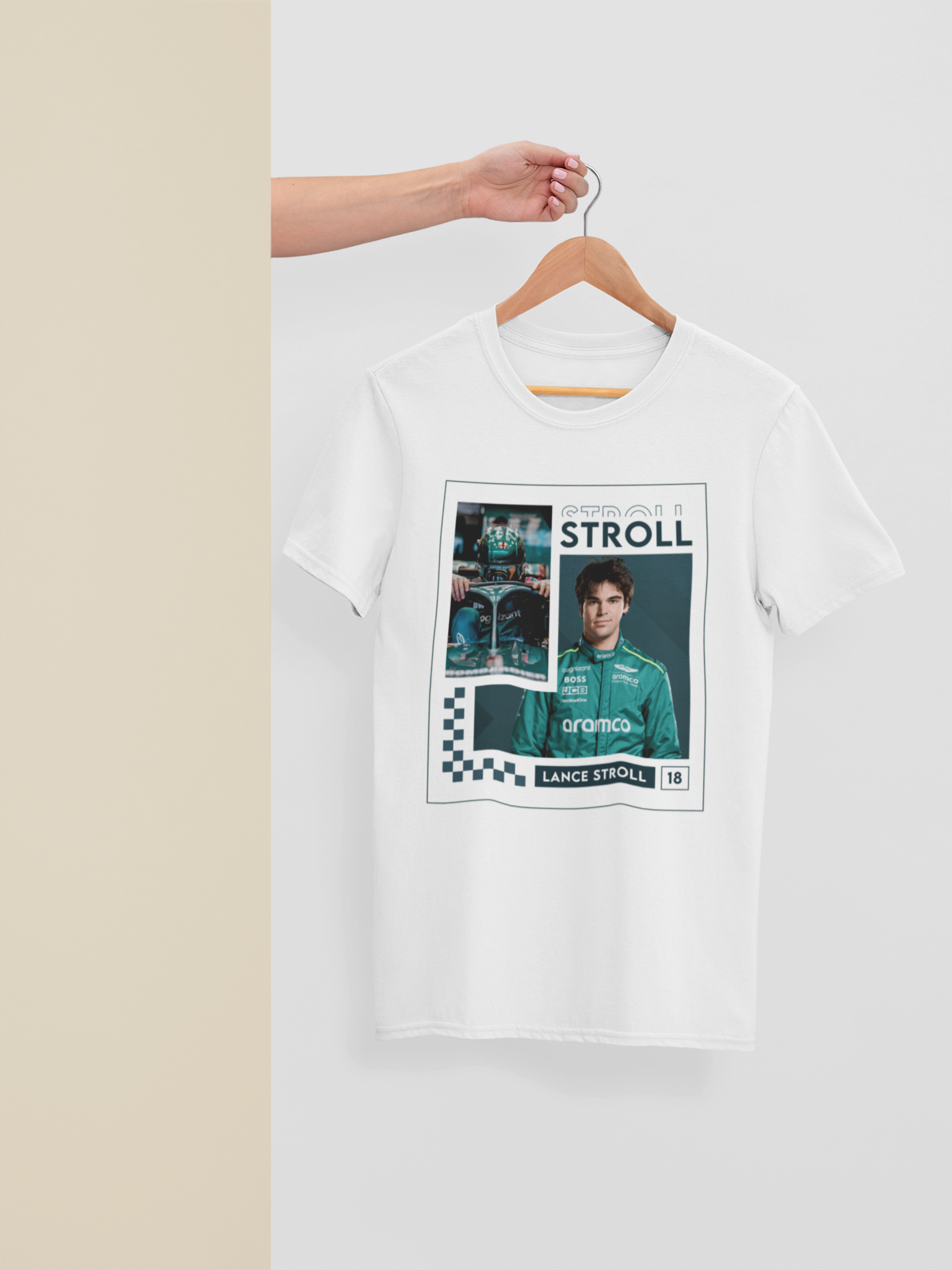 Lance Stroll 18 Special Design T-Shirt - LS18 Aston Martin F1 Formula 1 Gift