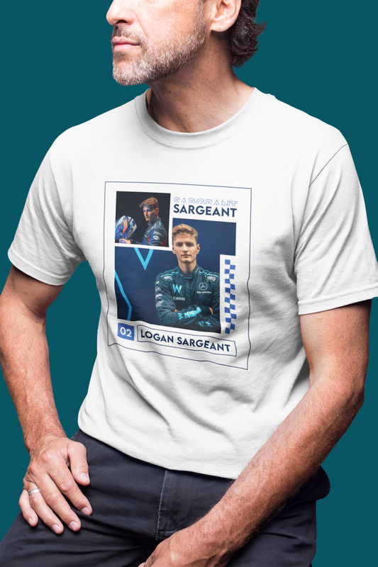 Logan Sargeant 2 Special Design T-Shirt - LS2 Williams F1 Formula 1 Gift Racing