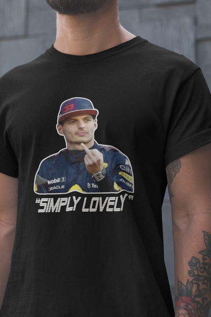 Max Swearing - Simply lovely Tshirt - Funny Meme MV1 Max Verstappen Redbull Formula 1 F1 Gift Motorsport Grand Prix