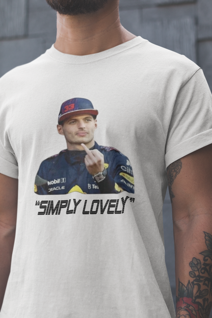 Max Swearing - Simply lovely Tshirt - Funny Meme MV1 Max Verstappen Redbull Formula 1 F1 Gift Motorsport Grand Prix