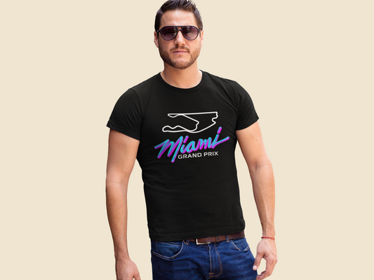 Miami Grand Prix F1 T-Shirt Formula 1 Motorsport Circuit Tee Racing Gift