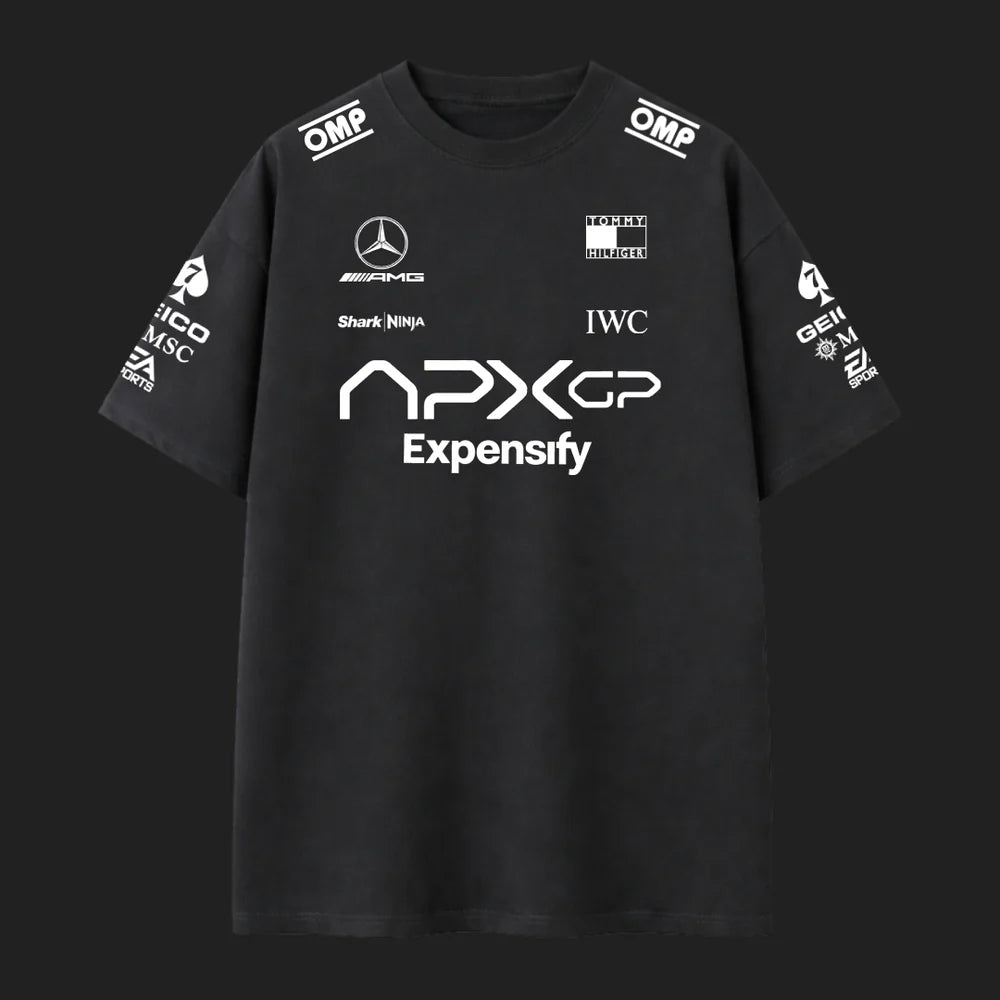 BLACK F1 MERCEDES T-SHIRT