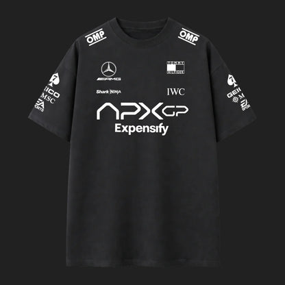 BLACK F1 MERCEDES T-SHIRT