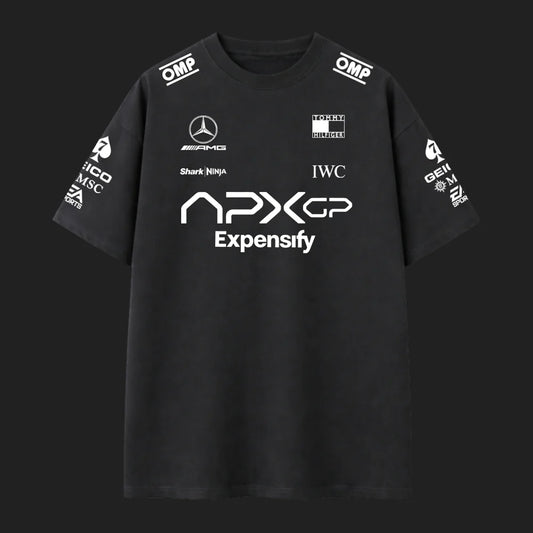 BLACK F1 MERCEDES T-SHIRT