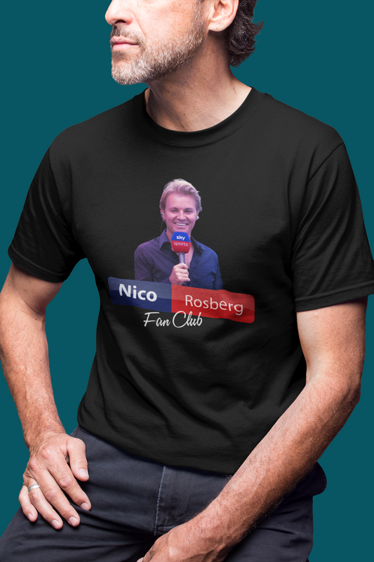 Nico Rosberg Fan Club T-Shirt F1 T-Shirt Formula 1 Sky Sports