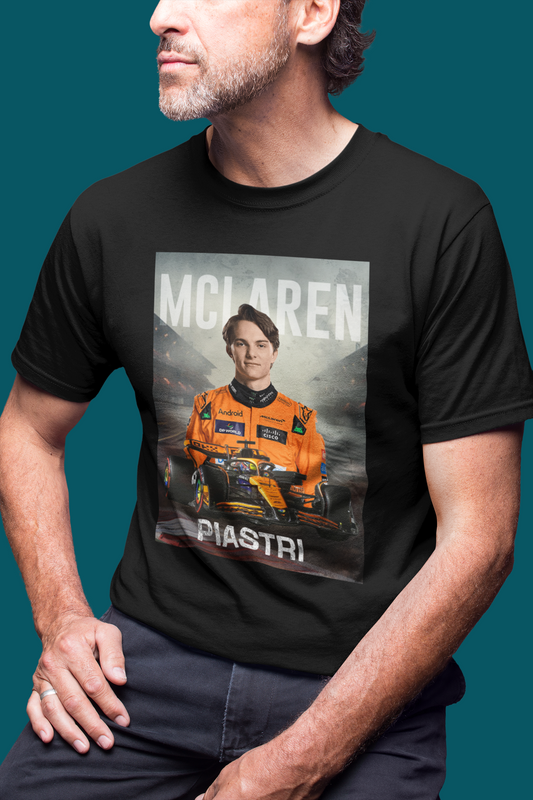 Oscar Piastri 81 T-Shirt - McLaren F1 Formula 1 Gift -Racing Motorsport Team Car