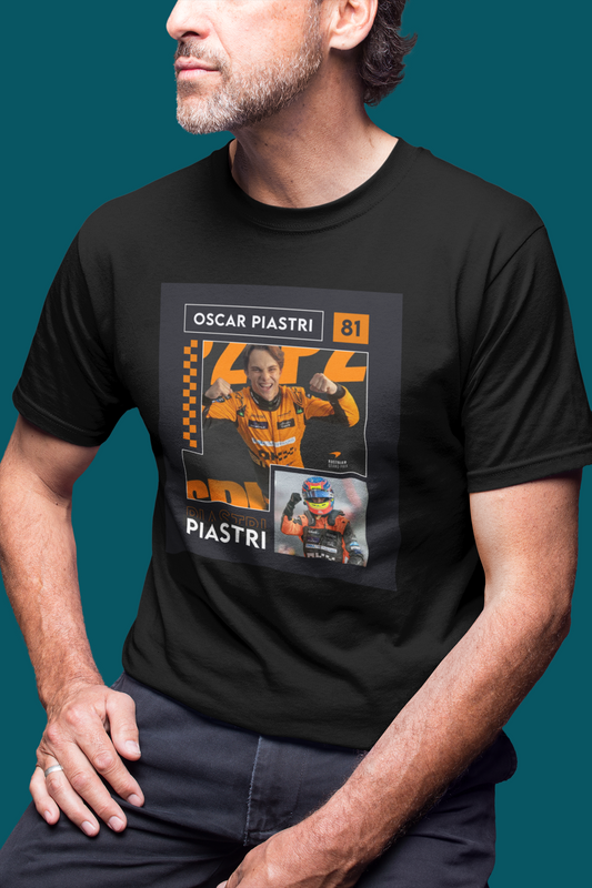 Oscar Piastri 81 Special Design T-Shirt - OP81 McLaren F1 Formula 1 Gift Racing