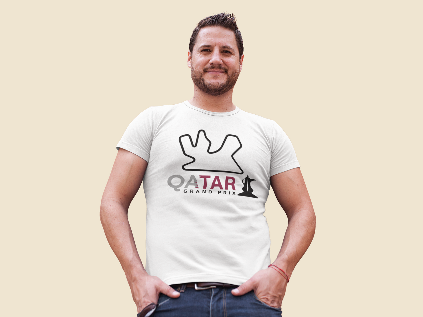 Qatar Grand Prix F1 T-Shirt Formula 1 Motorsport Circuit Tee Racing Gift