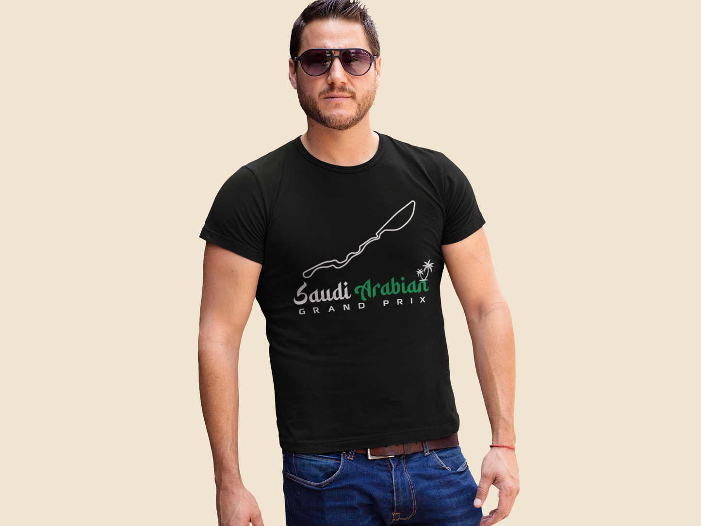 Saudi Arabian Grand Prix F1 T-Shirt Formula 1 Motorsport Circuit Tee Racing Gift