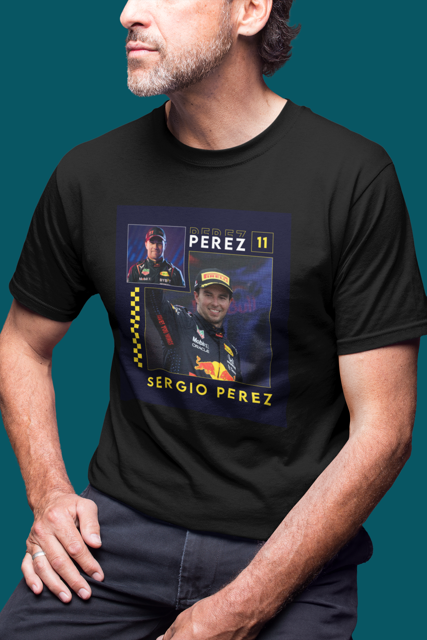 Sergio Perez 11 Special Design T-Shirt - SP11 Red Bull F1 Formula 1 Gift Racing