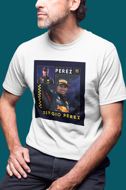 Sergio Perez 11 Special Design T-Shirt - SP11 Red Bull F1 Formula 1 Gift Racing