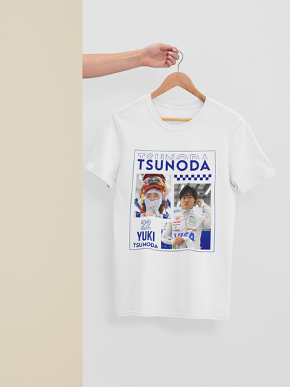 Yuki Tsunoda 22 Special Design T-Shirt - YT22 Visa RB F1 Formula 1 Gift Racing