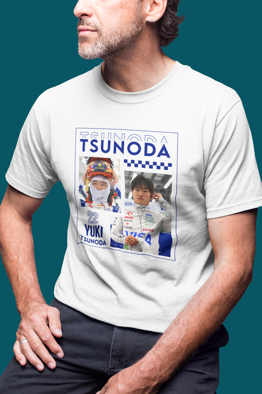 Yuki Tsunoda 22 Special Design T-Shirt - YT22 Visa RB F1 Formula 1 Gift Racing