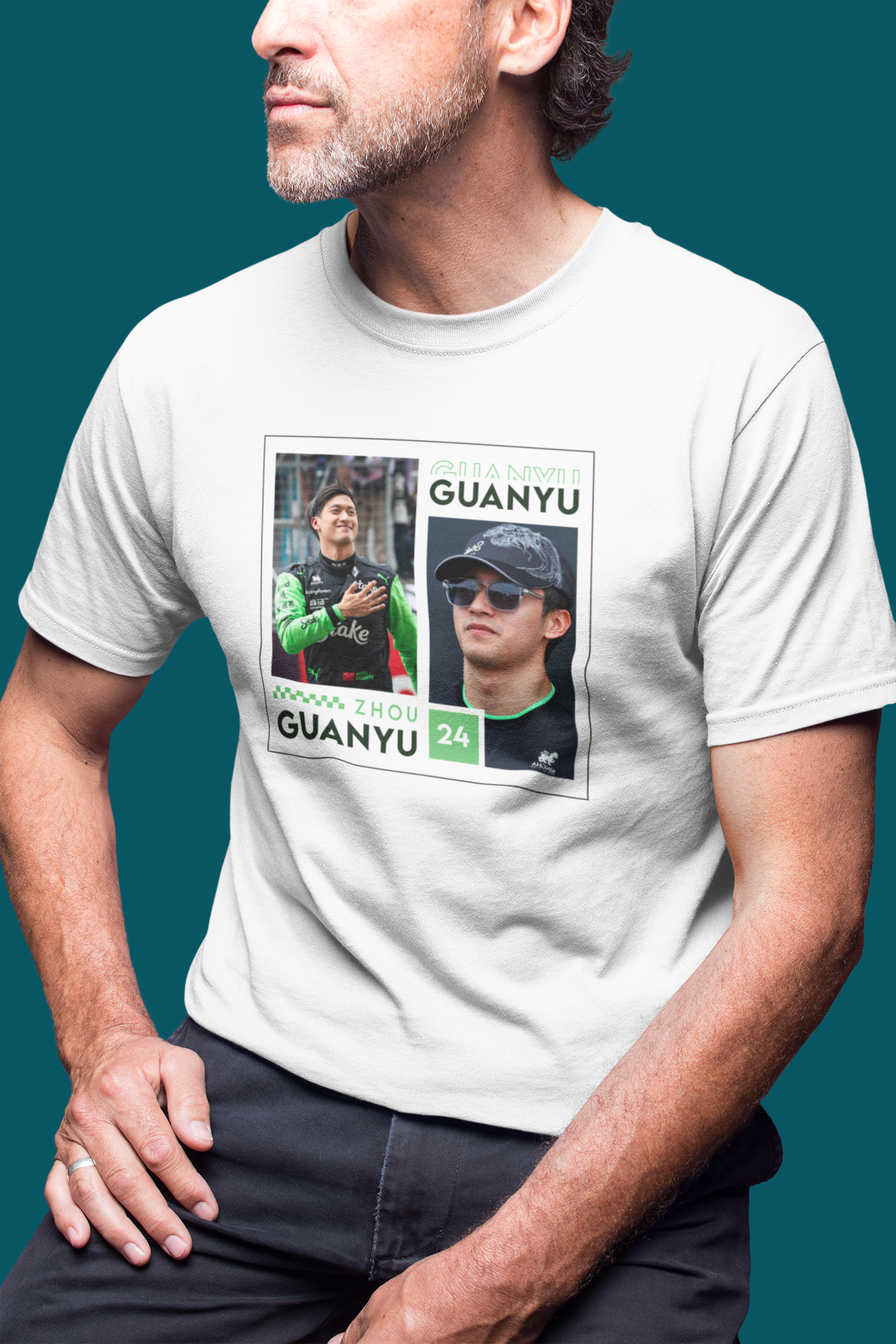 Zhou Guanyu 24 Special Design T-Shirt - ZG24 Sauber F1 Formula 1 Gift Racing