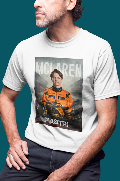 Oscar Piastri 81 T-Shirt - McLaren F1 Formula 1 Gift -Racing Motorsport Team Car