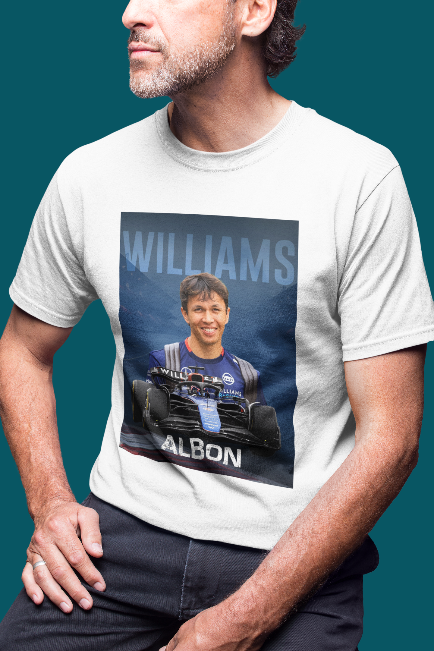 Alex Albon 23 T-Shirt - Williams F1 Formula 1 Gift - Racing Motorsport Team Car